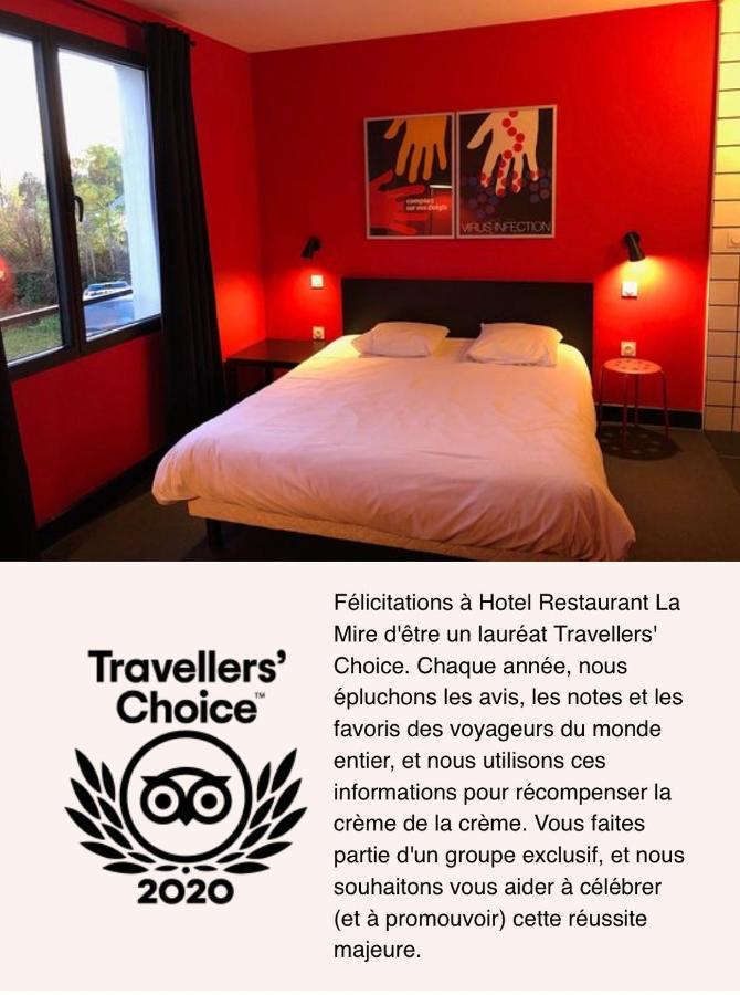 Logis - Hotel Restaurant La Mire วีเยร์ซง ภายนอก รูปภาพ